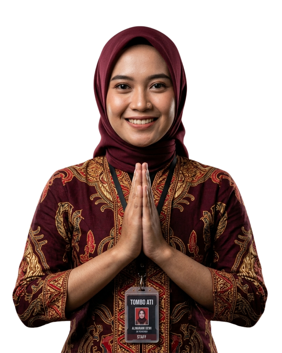 Tombo Ati Welcoming Lady